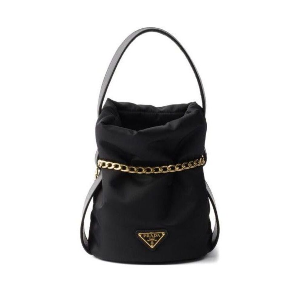Petite Sac Noir Mini Nappa Leather And Nylon